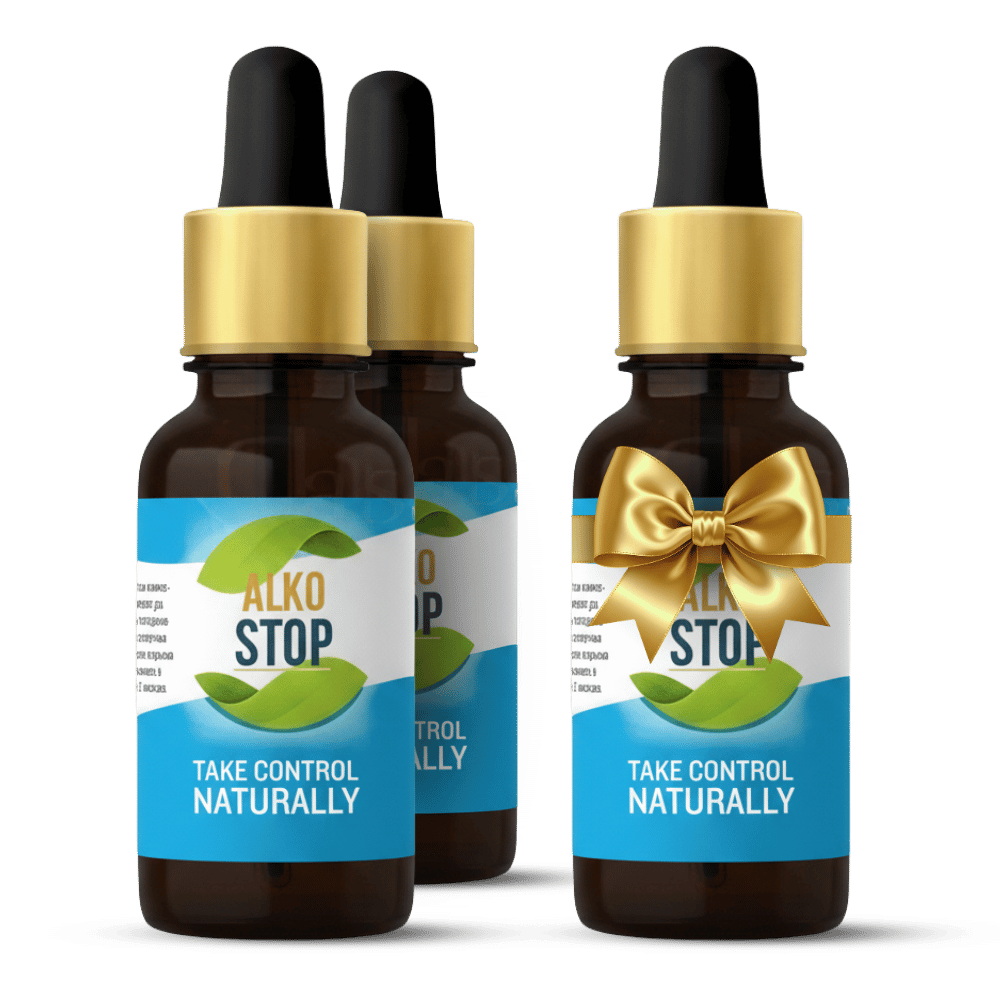 AlkoStop 2 Bottles + 1 Free