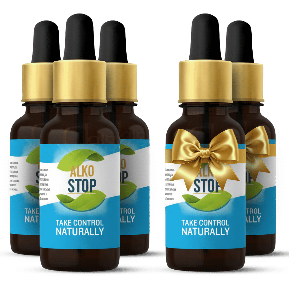 AlkoStop 3 Bottles + 2 Free