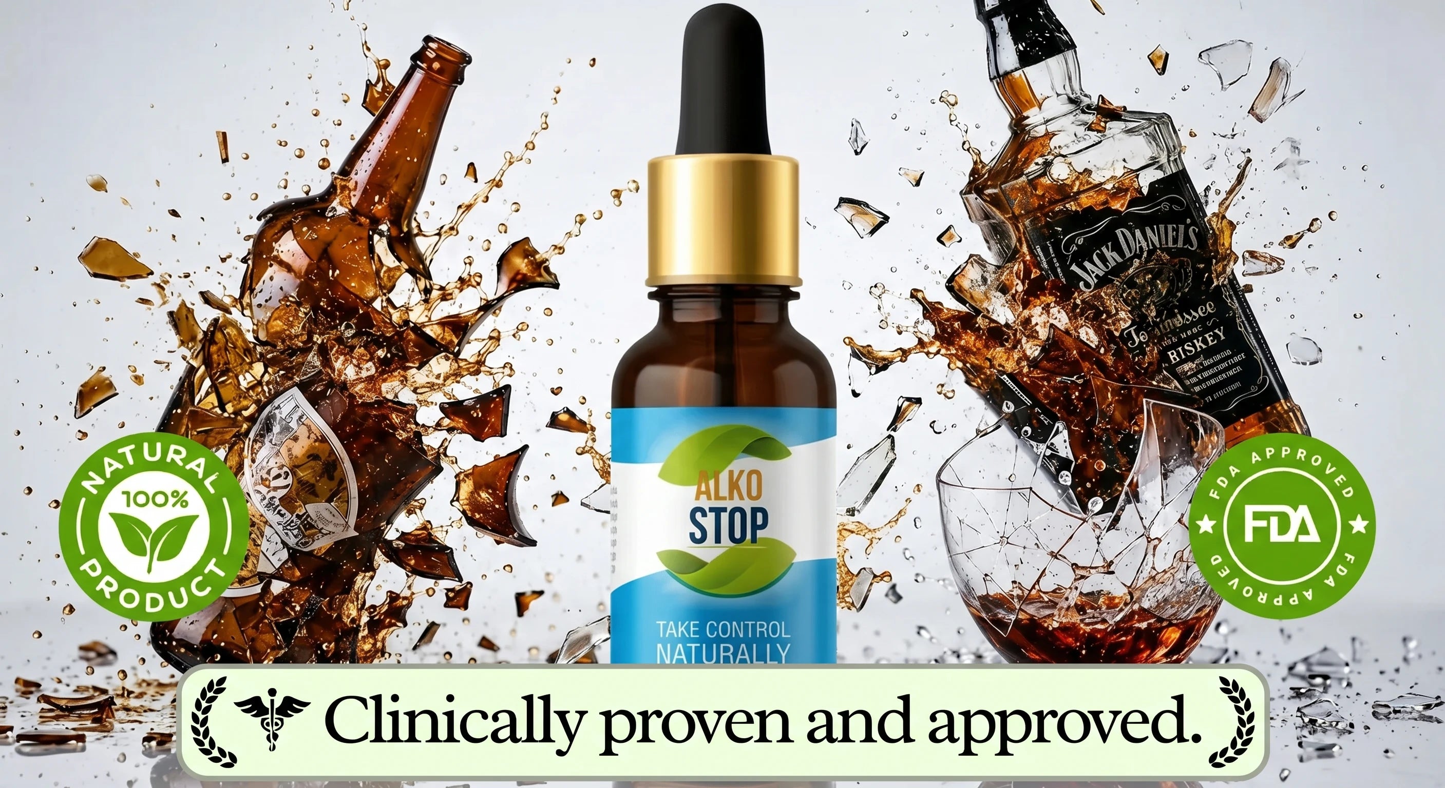AlkoStop bottle, real production creative